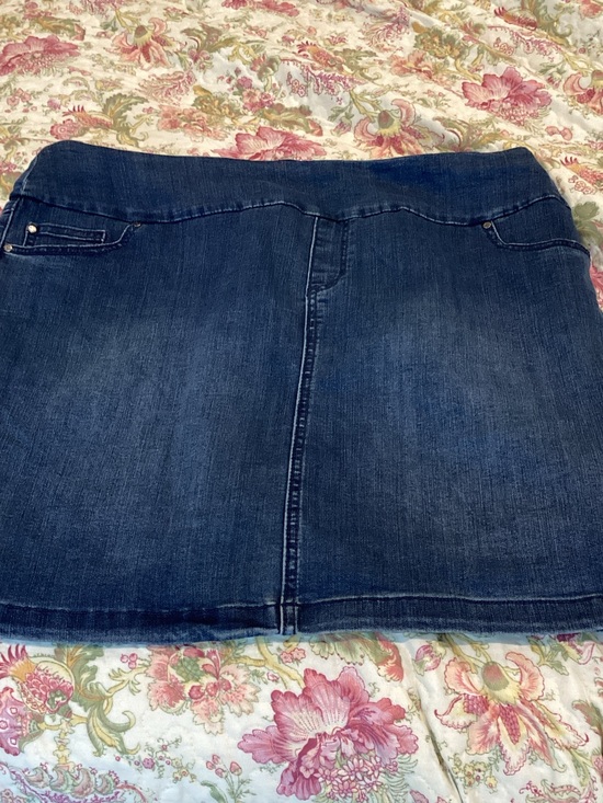 S.C. & Co. Dresses & Skirts - Dark Blue Denim Mini Skirt - Classic Stretch Denim